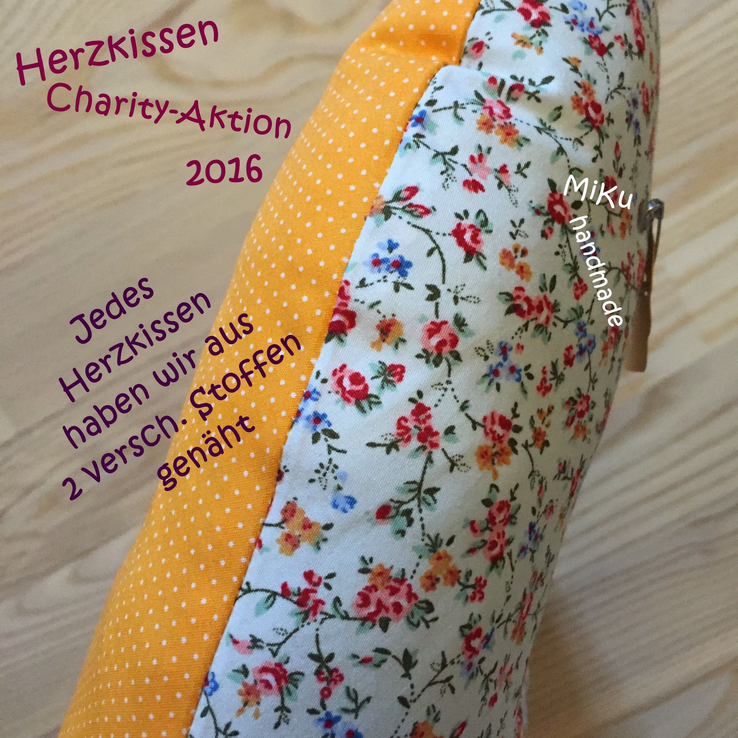 Herzkissen- Charity 2016